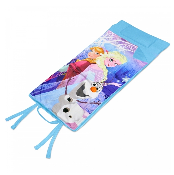 Disney Frozen Elsa & Anna Memory Foam Slumber Nap Mat - With Built In Pi… - Picture 2 of 5